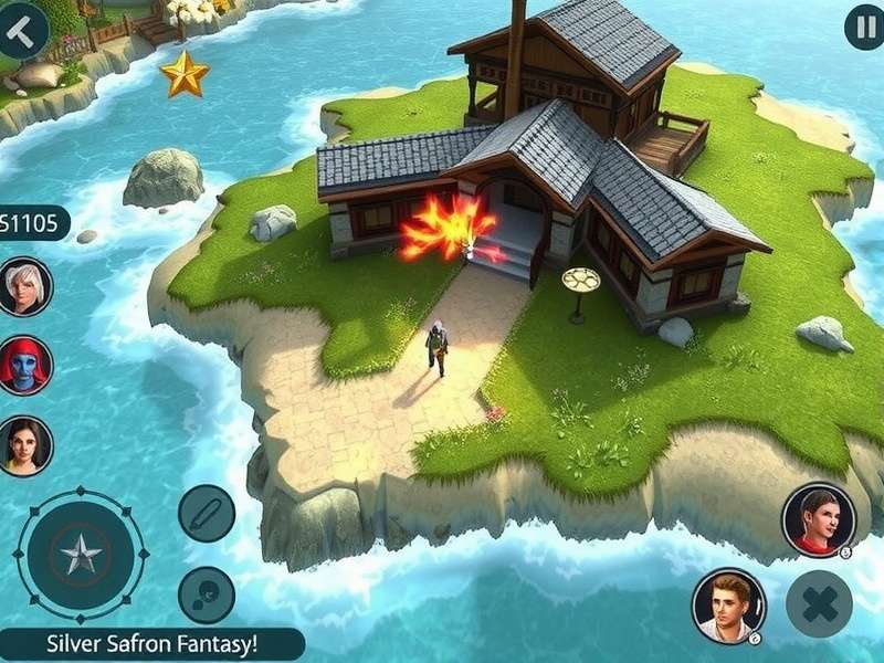 Epic battles in Silver Saffron Fantasy Silver Saffron Fantasy Gameplay Screenshot
